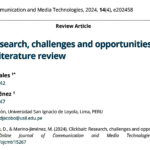 Nuevo estudio: «Clickbait: Research, challenges and opportunities – A systematic literature review» (Daniel Jácobo y Mauro Marino)